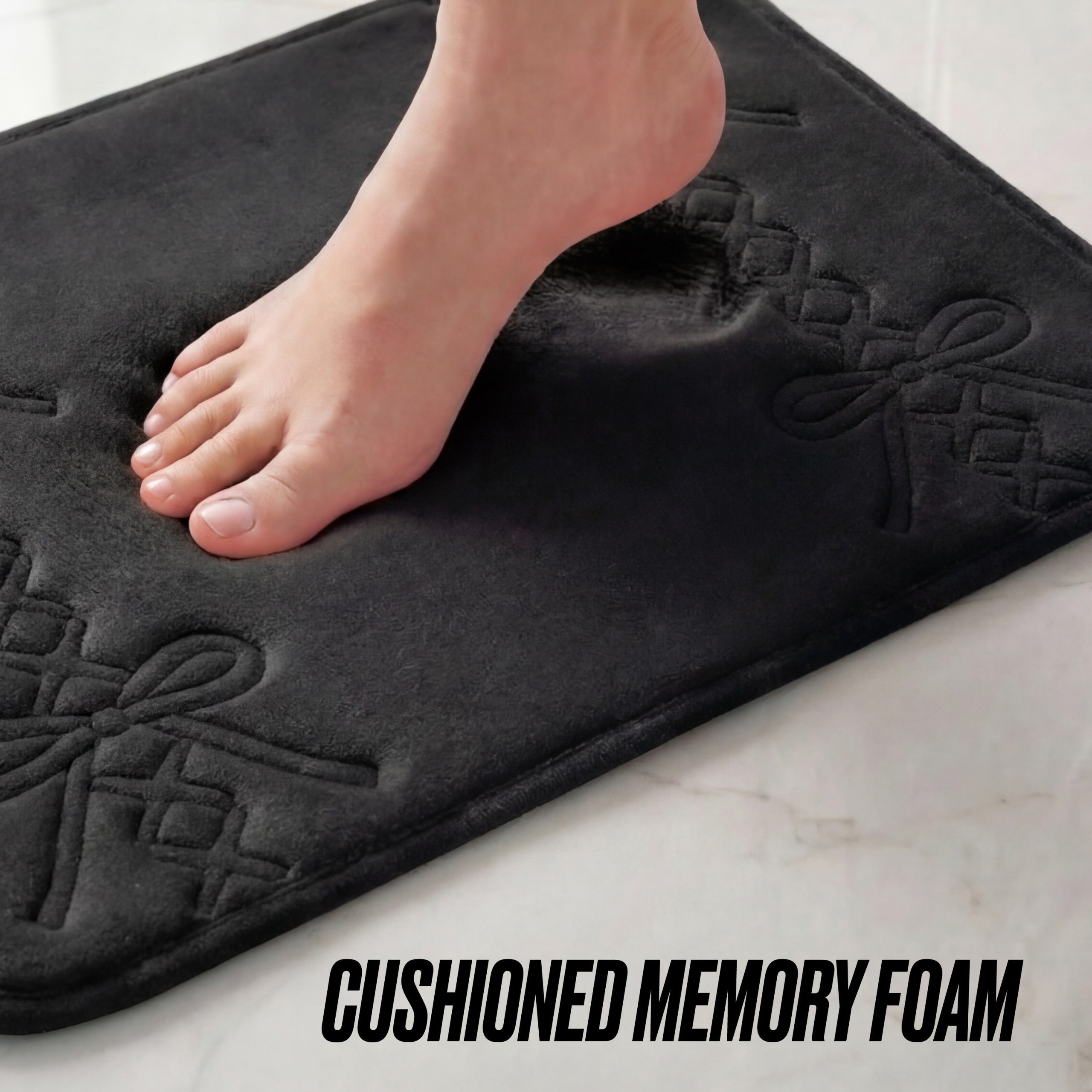 Quilted Memory Foam Bath Mat. 20 x 32 - Image 7