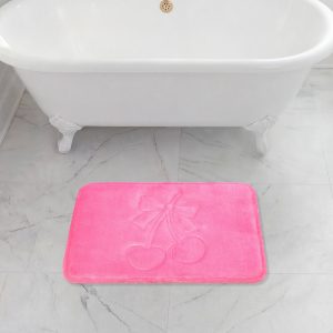 Quilted Memory Foam Bath Mat. 17 x 24
