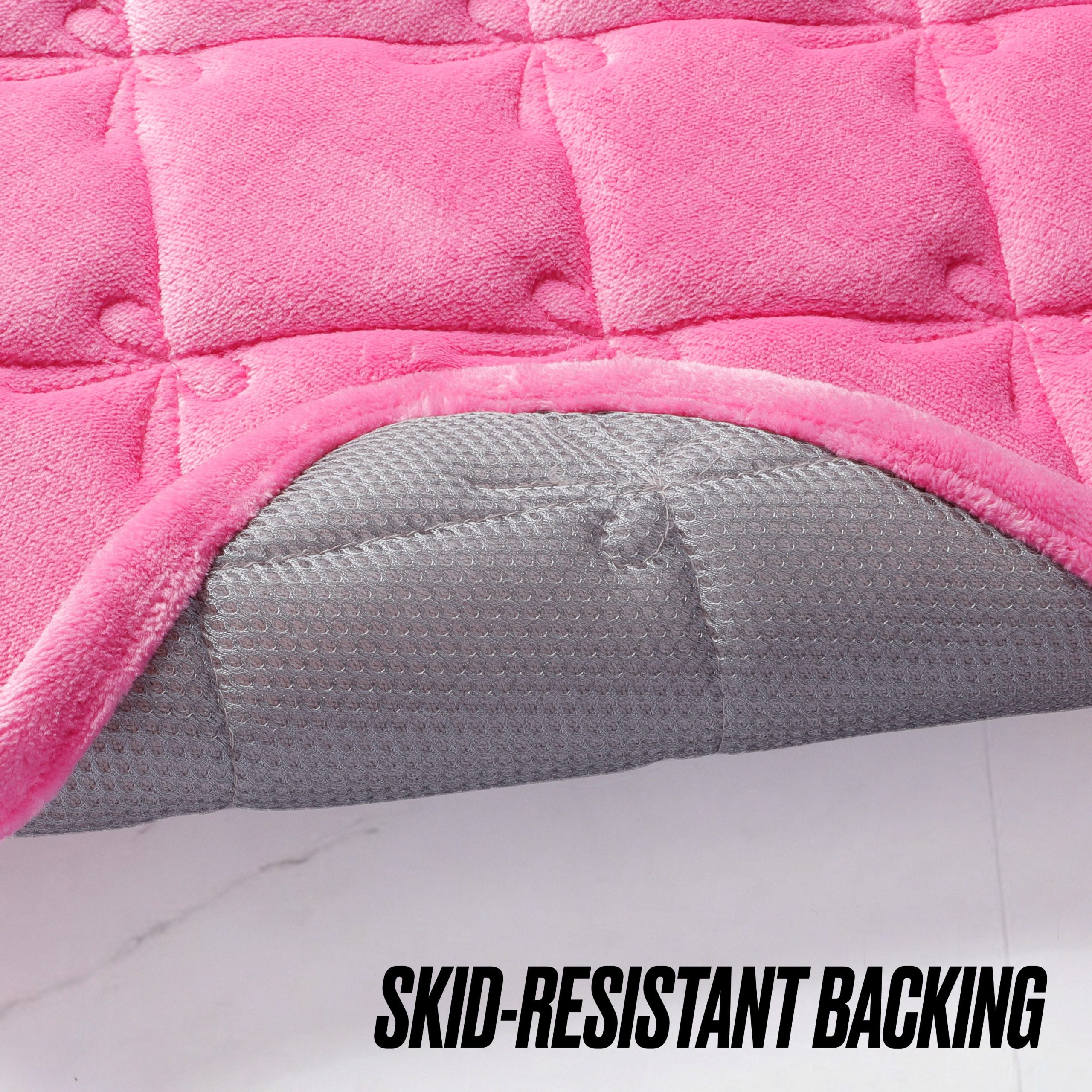 Quilted Memory Foam Bath Mat 2-Piece Set - Image 5