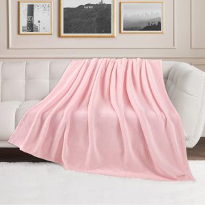 Plush Oversized Throw Blanket. 60 x 70