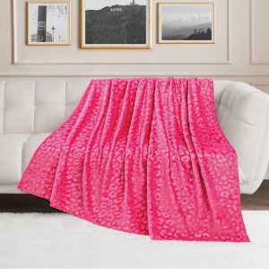 Embossed Plush Oversized Throw Blanket