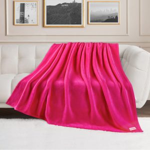 Plush Oversized Throw Blanket. 60 x 70