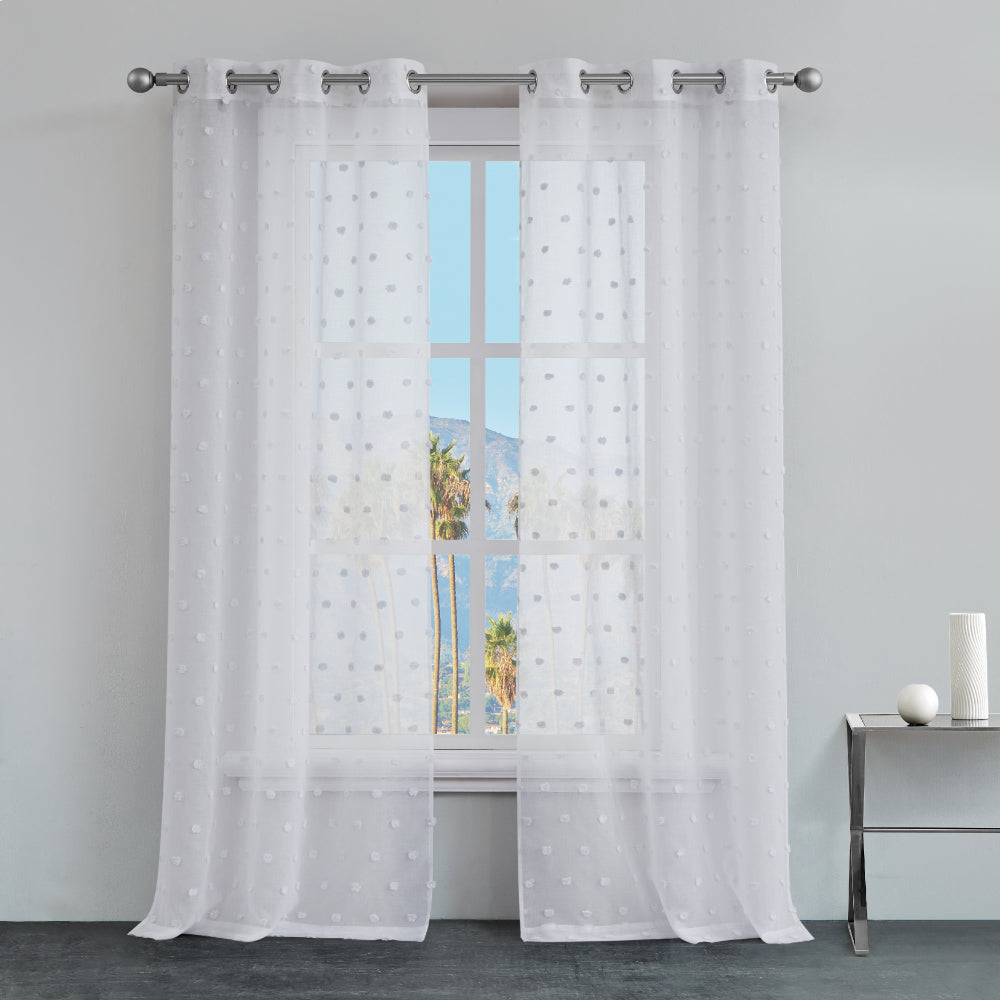 Evelyn Polka Dot Sheer Curtains - Image 3