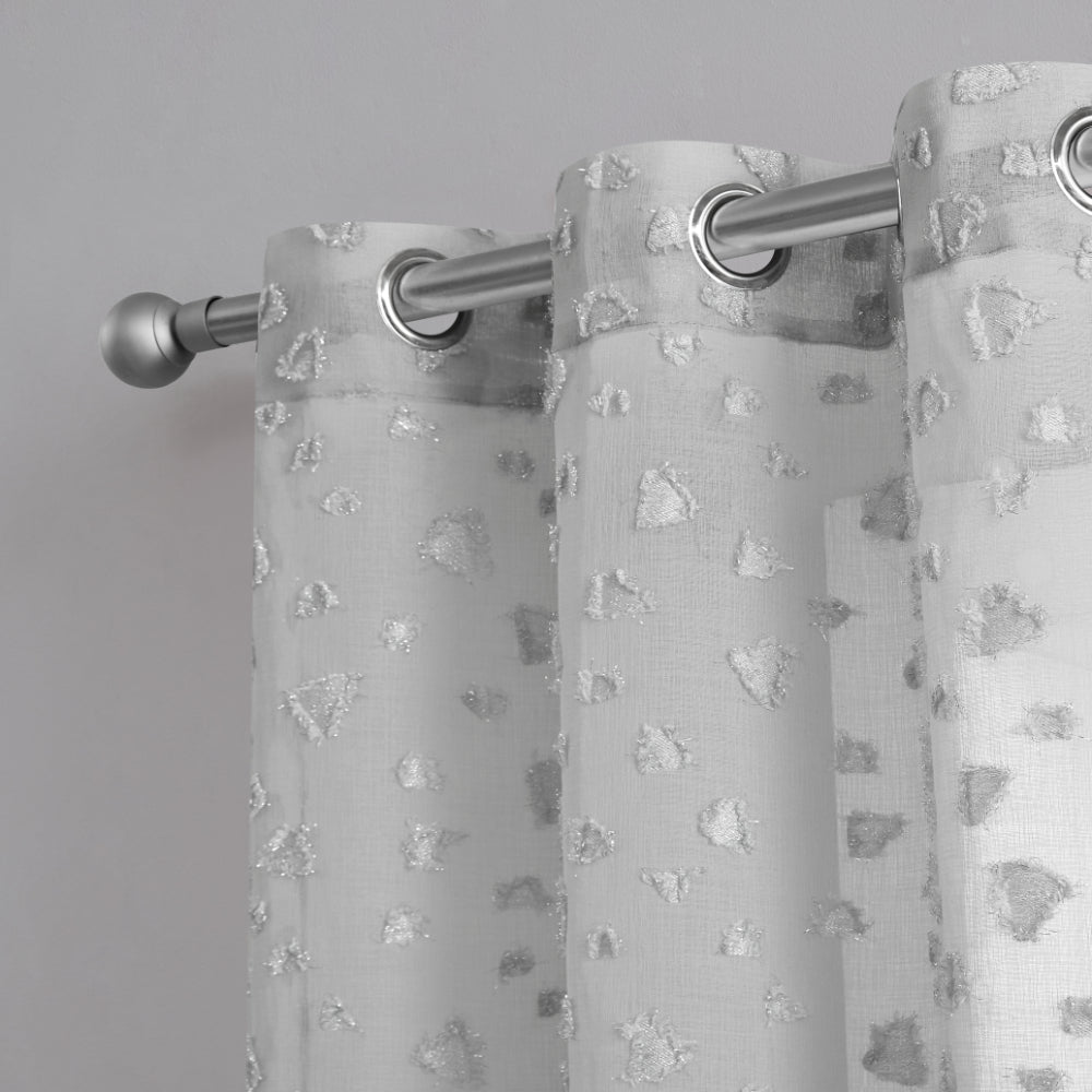 Ethel Embellished Sheer Curtains - Image 4