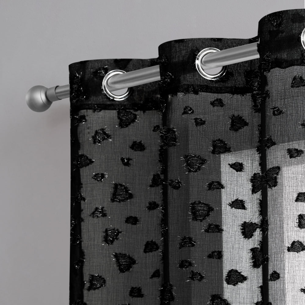 Ethel Embellished Sheer Curtains - Image 4
