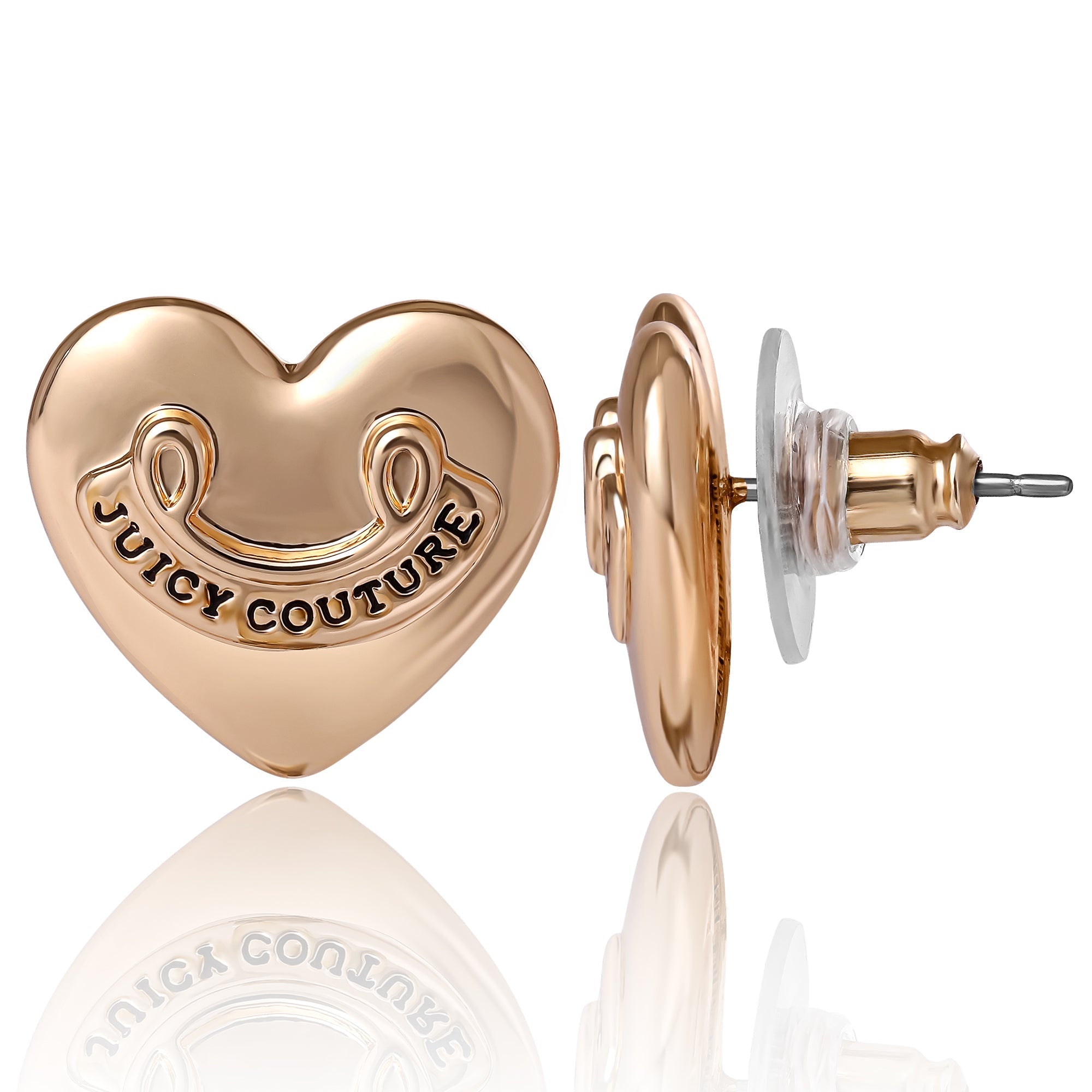 Heart Stud Earrings - Image 3