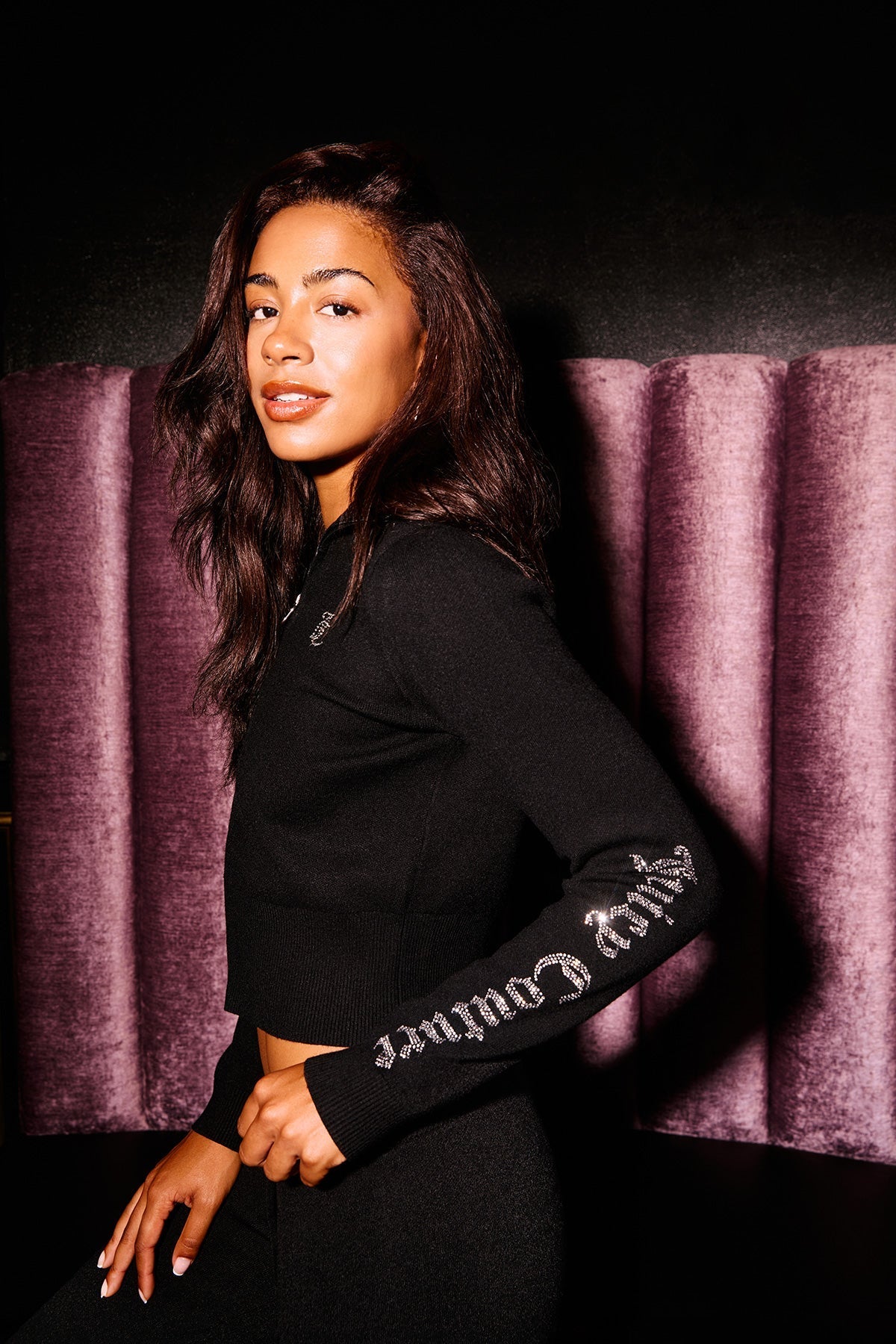 Small Bling Knit Cropped Jacket