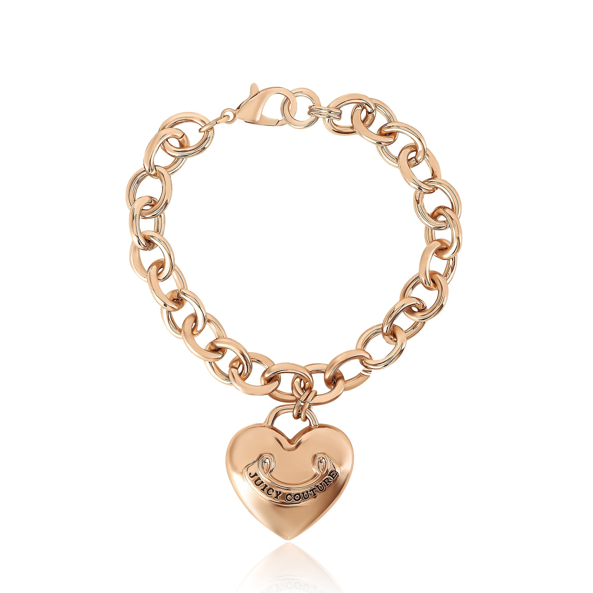 Heart Charm Chain Bracelet