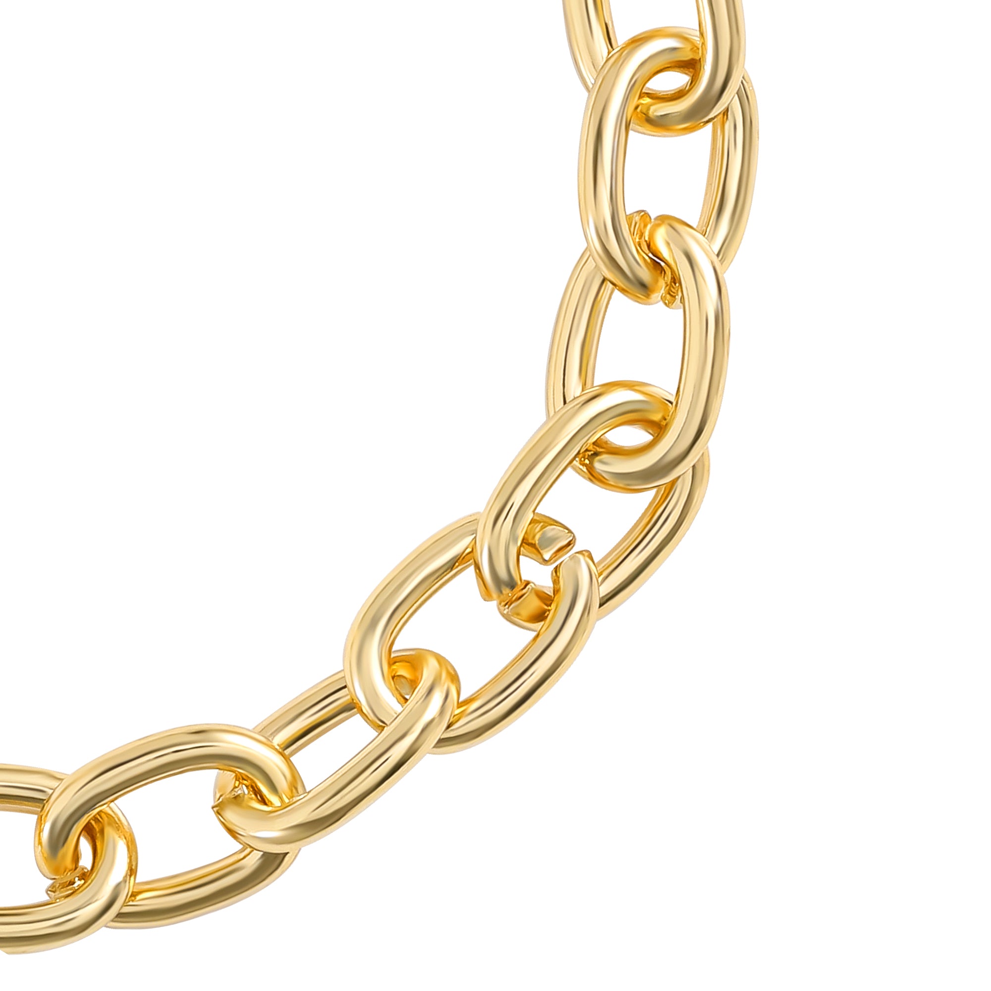 Pav?? Initial Charm Bracelet. Letter C - Image 4